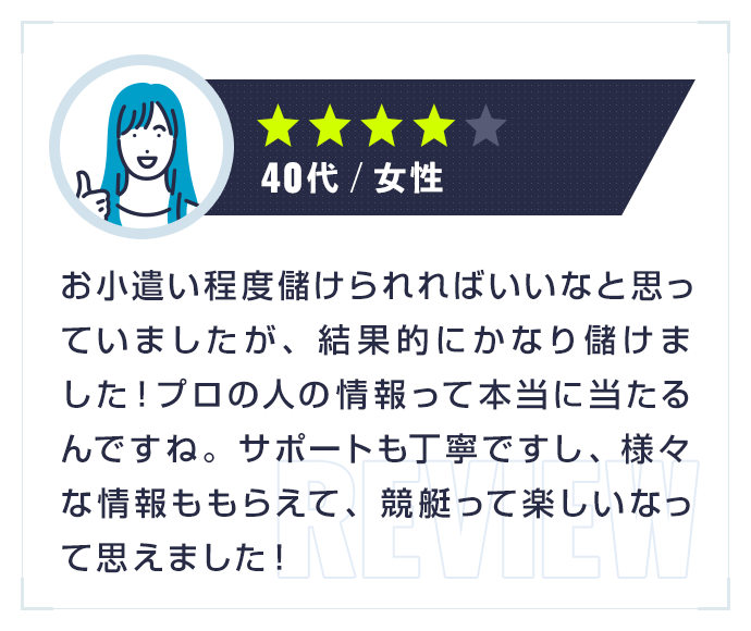 ★★★★|40代・女性